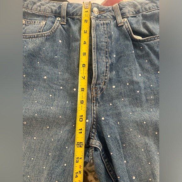 Embellished Sparkly H&M High Waisted Jeans - Picture 8 of 10